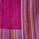 Multi Striped Pashmina Shawl, side view, from the Inside Living Singapore homeware collection.