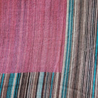 Multi Striped Pashmina Shawl, close-up of the texture, from the Inside Living Singapore homeware collection.