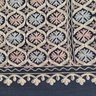 Embroidered Pashmina Small Circle from Inside Living Singapore. Shown in use.