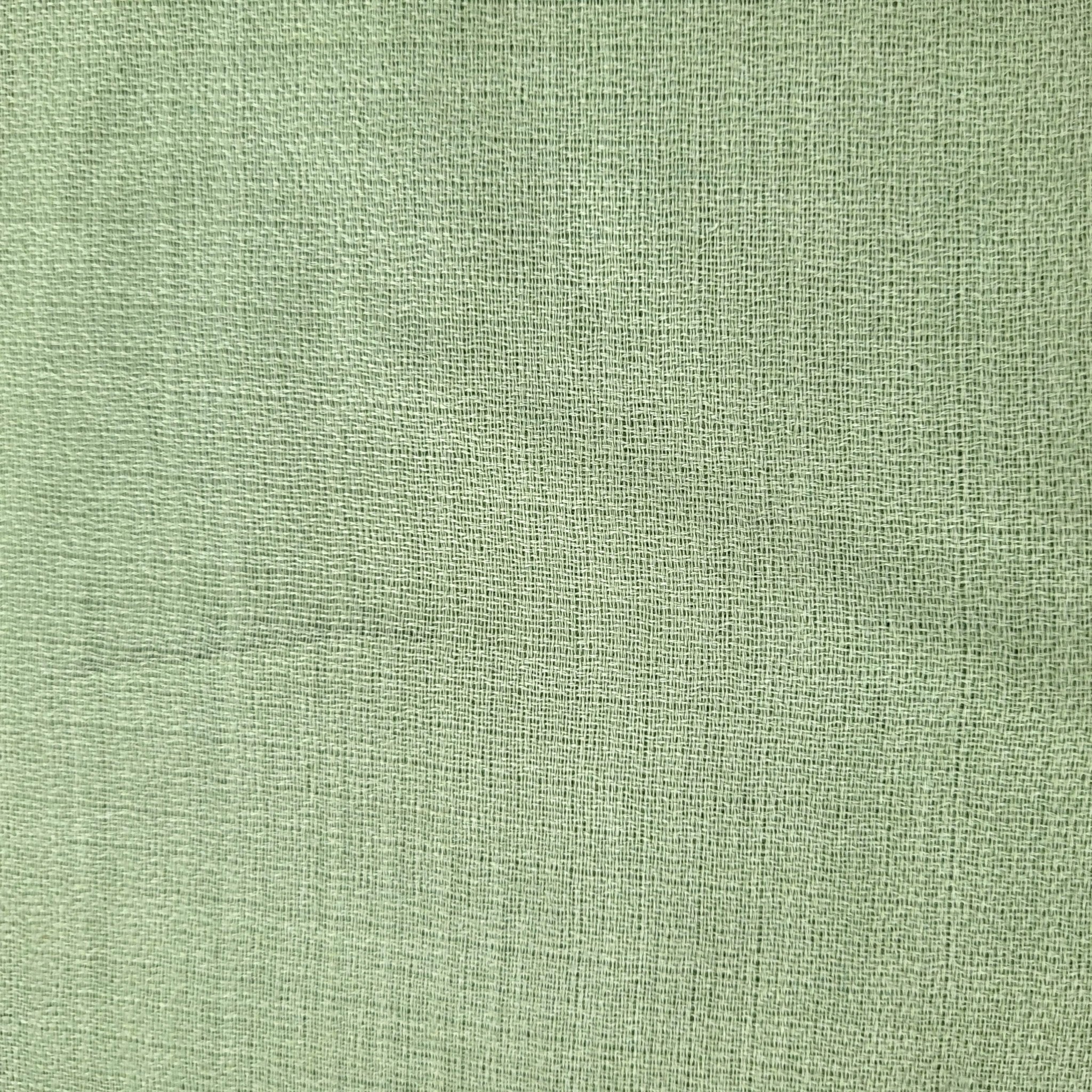 Plain 100% pashmina shawl in pistachio, a soft lightweight handwoven wrap, 72 x 200 cm