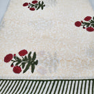 Block Print Tablecloth Poppy: block-printed cotton tablecloth for dining table styling, from Inside Living Singapore.