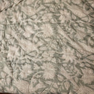 Reversible handmade block print cotton quilt in bold Indian prints, king size 270 x 270 cm