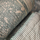 Block Printed Quilt Queen, Bed Linen from Inside Living Singapore. Alternative angle.