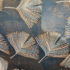 Embroidered Cushion Ginkgo Leaf, decorative cushion cover at Inside Living Singapore. Side view.