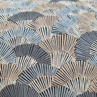 Embroidered Cushion Fans, decorative cushion cover at Inside Living Singapore. Side view.
