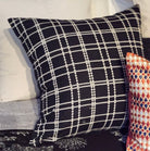 Cushion Cover 'Plaid', decorative cushion cover at Inside Living Singapore. Front view.