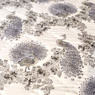 Block Print Quilt Samode Peacock, block print quilt and bedding at Inside Living Singapore. Front view.