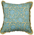 Block Print Cushion 'Shahnaz', decorative cushion cover at Inside Living Singapore. Additional view.