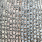 Embroidered Cushion Tinka Pale Pink & Grey, decorative cushion cover at Inside Living Singapore. Side view.