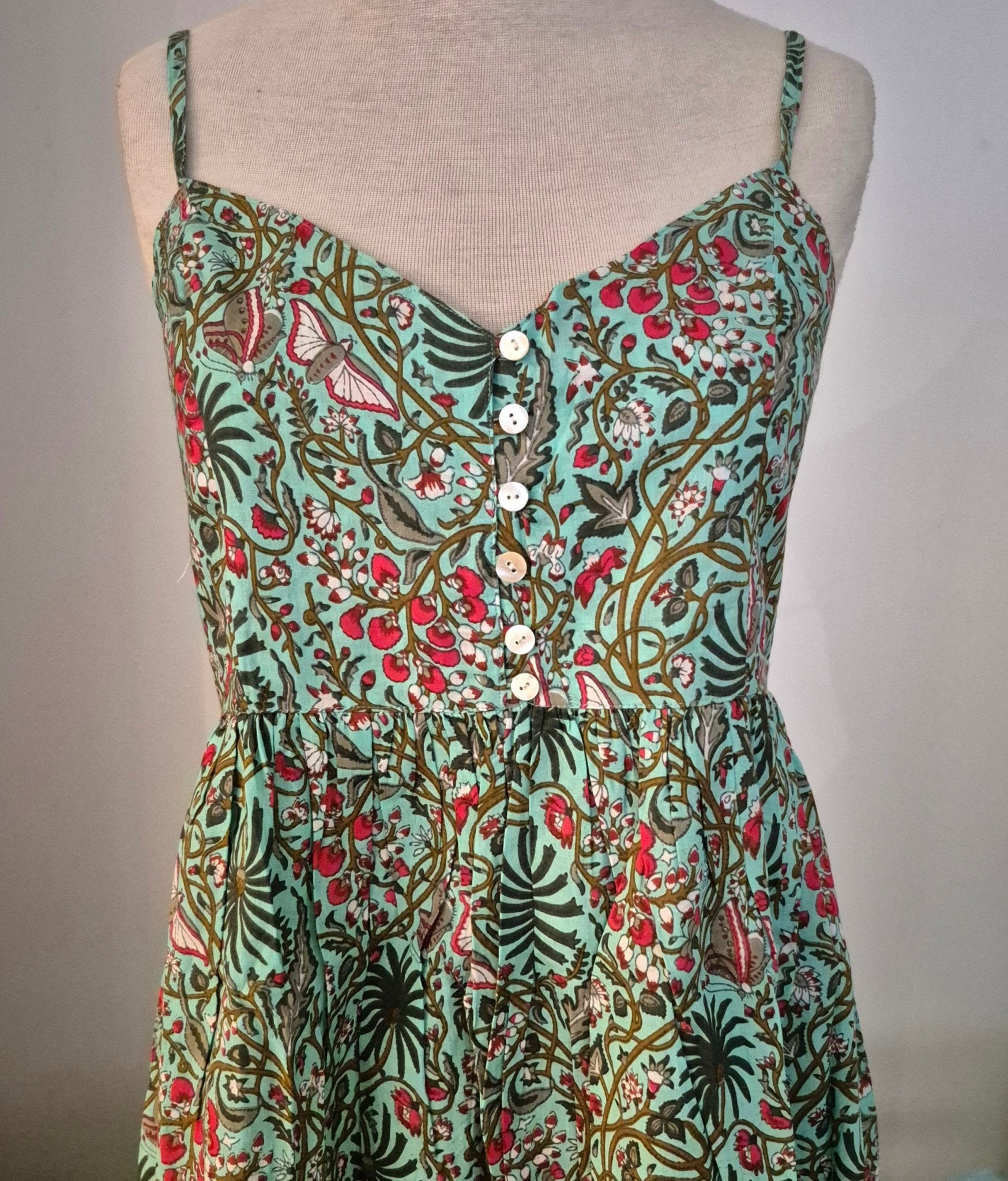 Block Print Sundress S, Inside Living Singapore homeware and lifestyle collection, view 10.