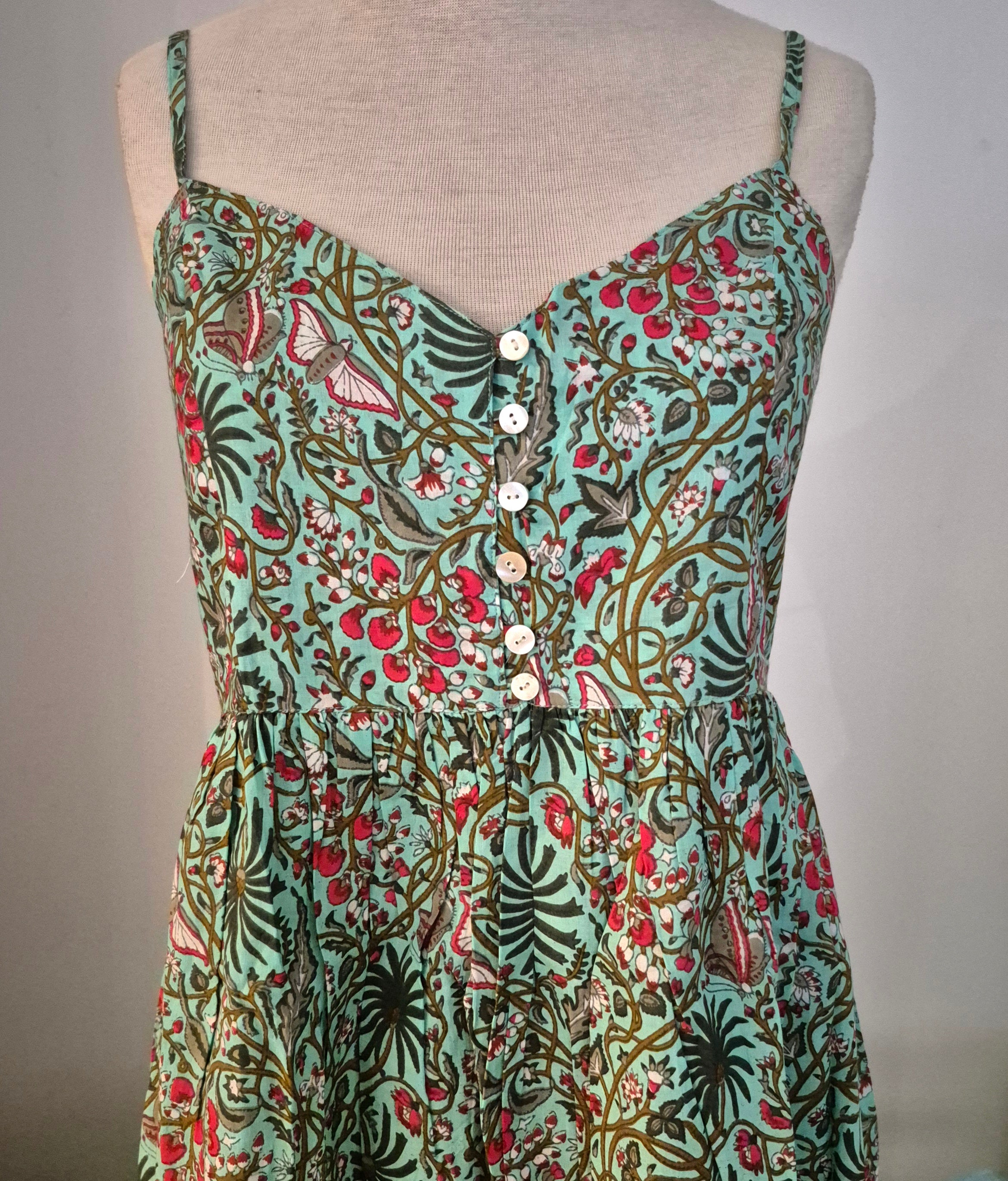 Block Print Sundress S, Inside Living Singapore homeware and lifestyle collection, view 10.