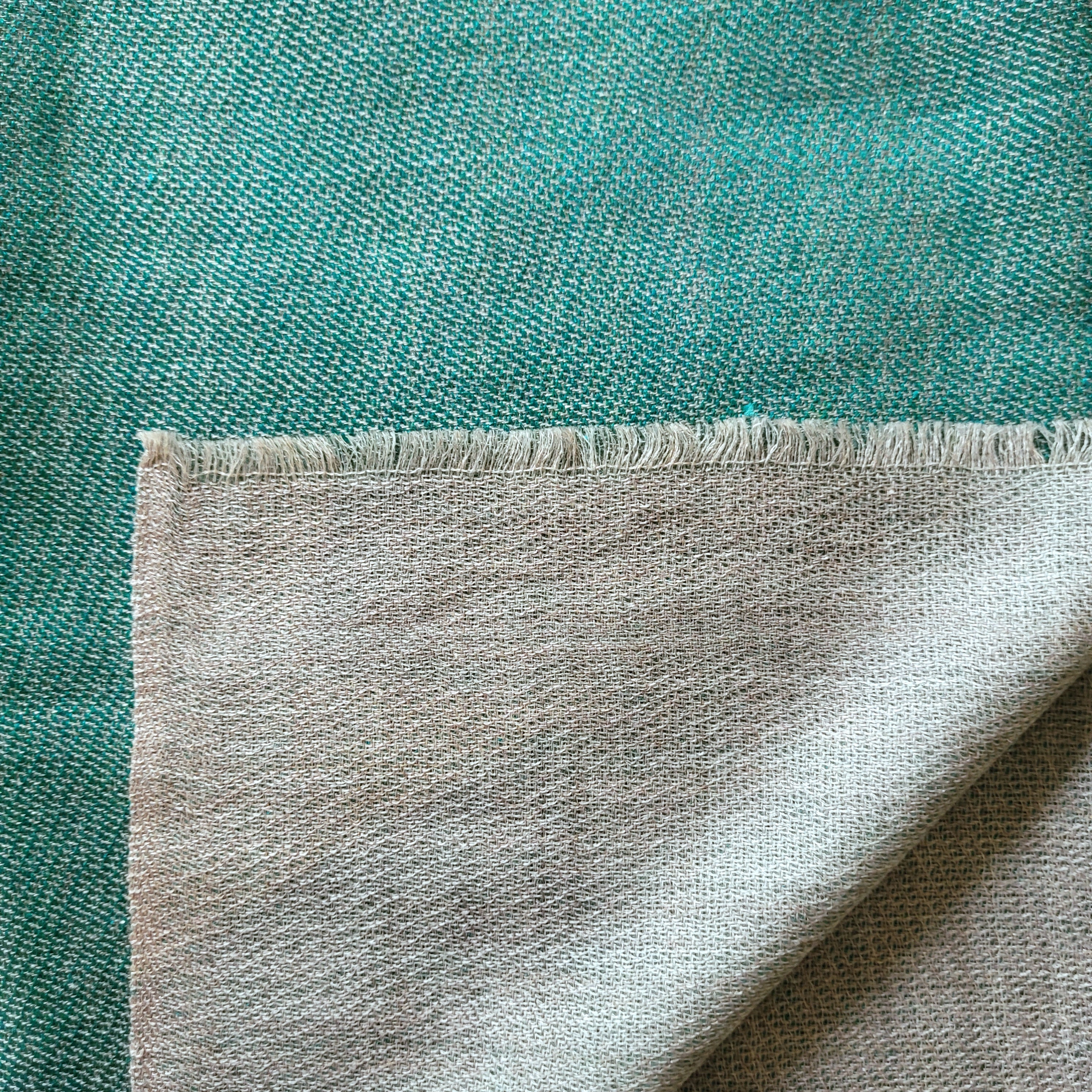 Reversible Pashmina from Inside Living Singapore. Shown showing texture and finish.