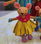Handwoven Mouse from Inside Living Singapore, styled in a home setting.