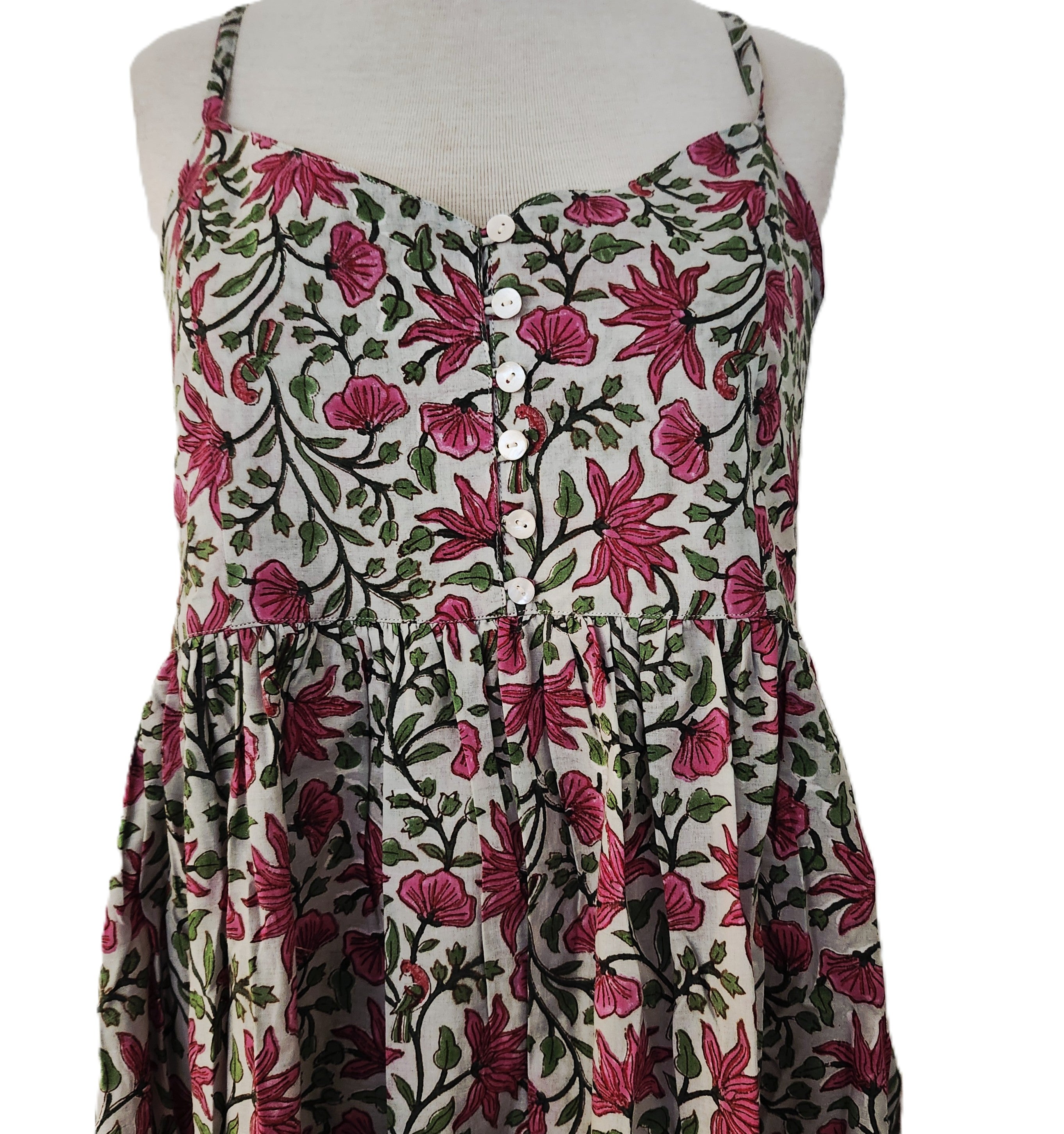 Block Print Sundress S, Inside Living Singapore homeware and lifestyle collection, view 5.