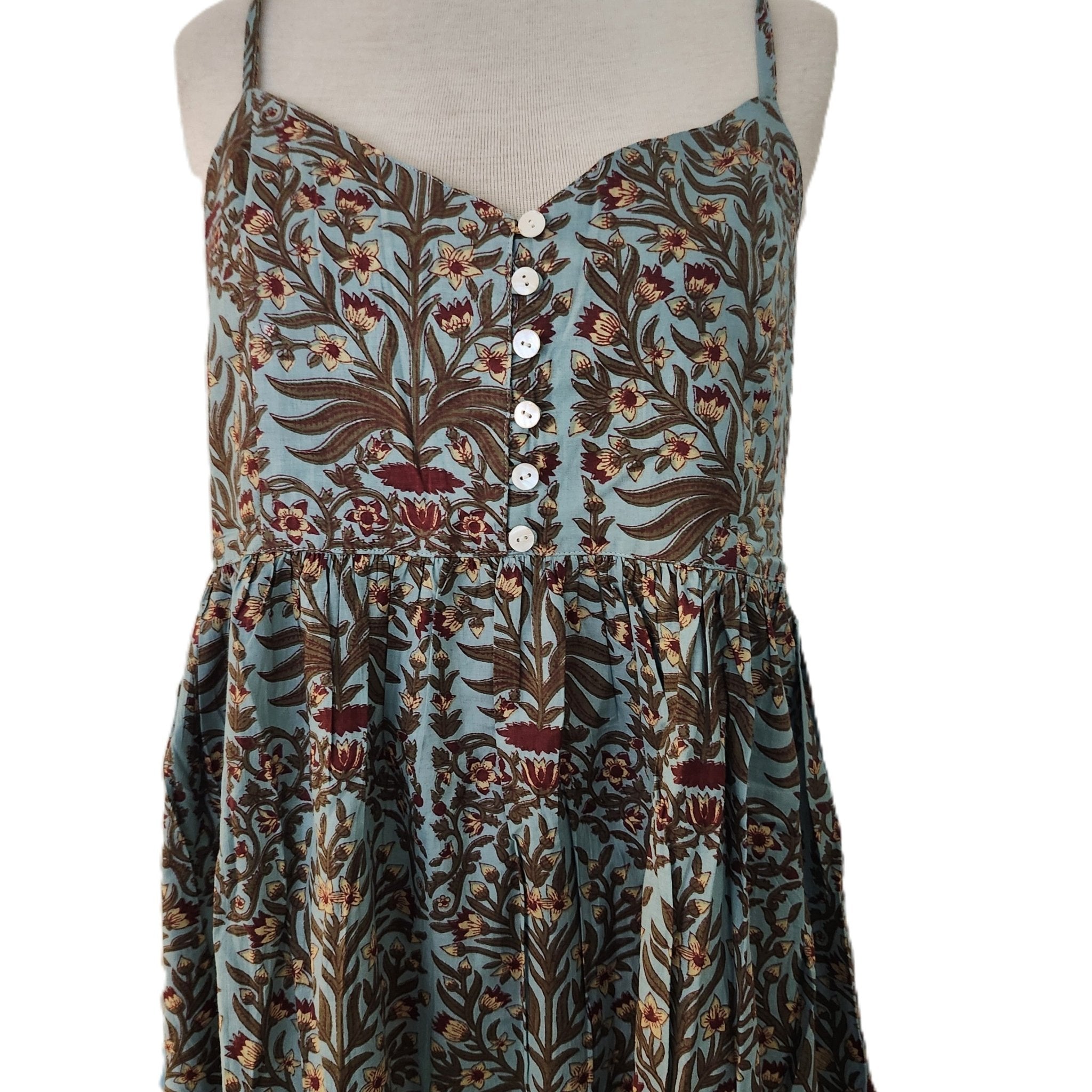 Block Print Sundress M, Inside Living Singapore homeware and lifestyle collection, view 2.