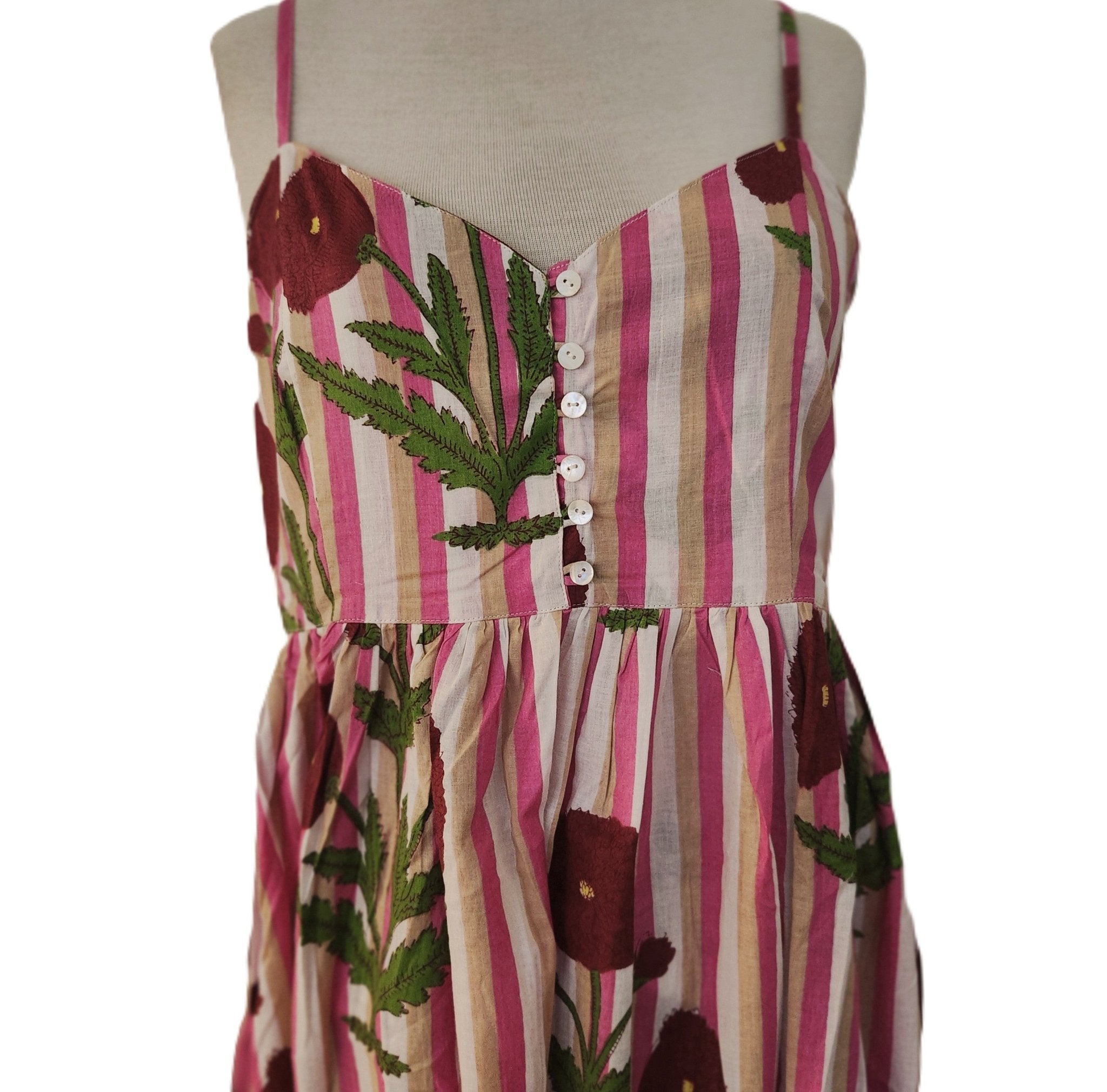 Block Print Sundress S, Inside Living Singapore homeware and lifestyle collection, view 3.