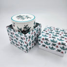 Singapore Toile Scented Candle from Inside Living Singapore, alternate angle.