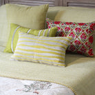 Suzani Linen Cushion Gulestaan, displayed in a room setting at Inside Living Singapore.