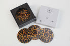 Faux Tortoise Shell Coasters Set of 4, detail view - buy homeware, tableware and interior accessories at Inside Living