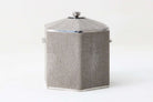 Faux Shagreen Otis Ice Bucket Barley, side view - buy homeware, tableware and interior accessories at Inside Living Singapore