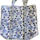 Block Print Shopper Bag Assorted: block-printed cotton bag for everyday use, from Inside Living Singapore.