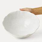 Bowl Ceramic White, bowls from Inside Living Singapore. Close-up of the finish. Quality homeware for stylish interiors.