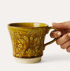 Ceramic Tea Mug: ceramic mug for tea or coffee, from Inside Living Singapore. Close-up of the texture.