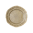 Ceramic dinner plate in sand glaze, 28 cm diameter, made in Portugal for everyday or festive dining