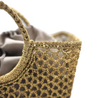 Summer basket from Inside Living, woven natural-fibre basket for storage, shopping or home display, detail view