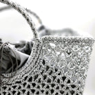 Summer basket from Inside Living, woven natural-fibre basket for storage, shopping or home display, close-up detail