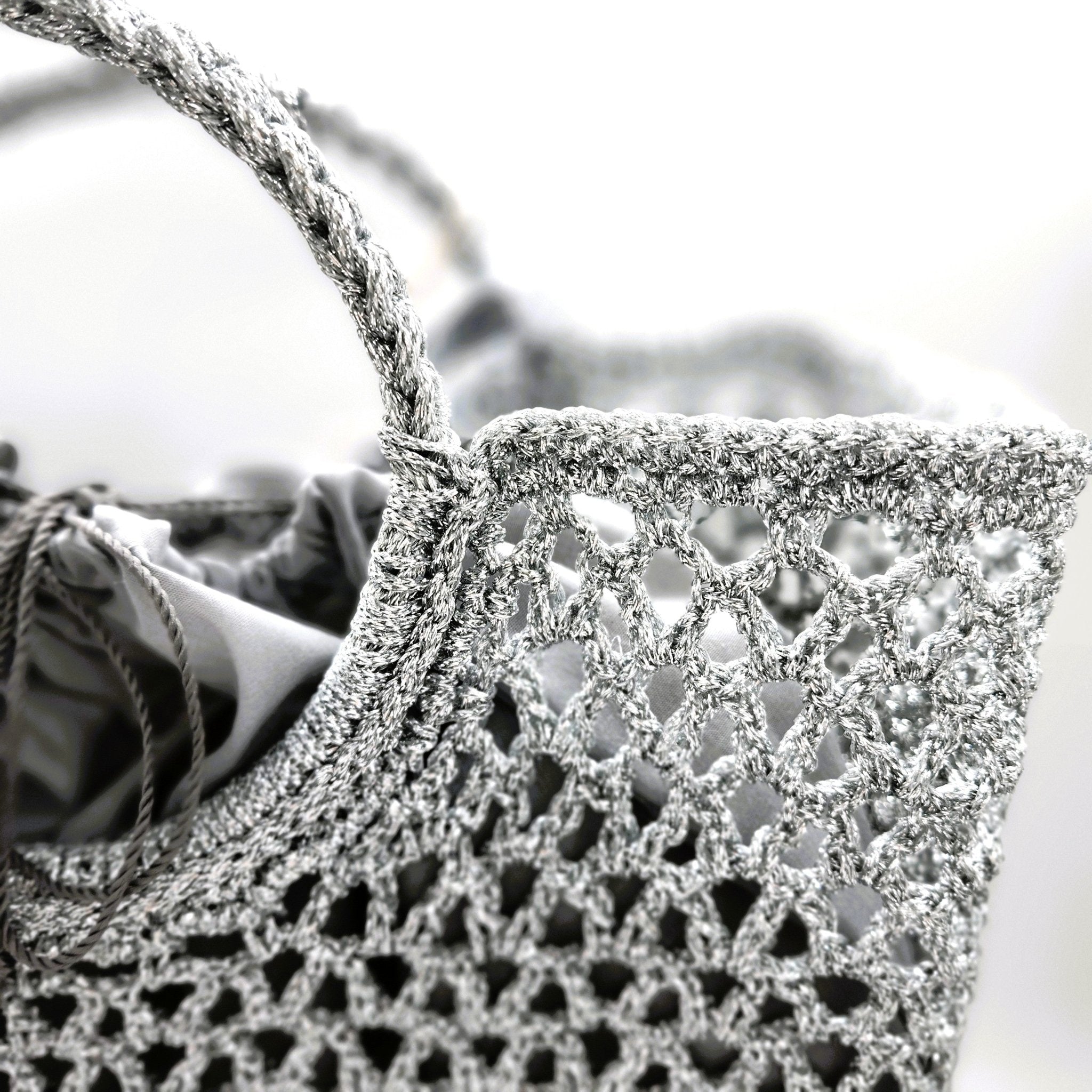Summer basket from Inside Living, woven natural-fibre basket for storage, shopping or home display, close-up detail