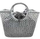 Summer basket from Inside Living, woven natural-fibre basket for storage, shopping or home display, styled in situ