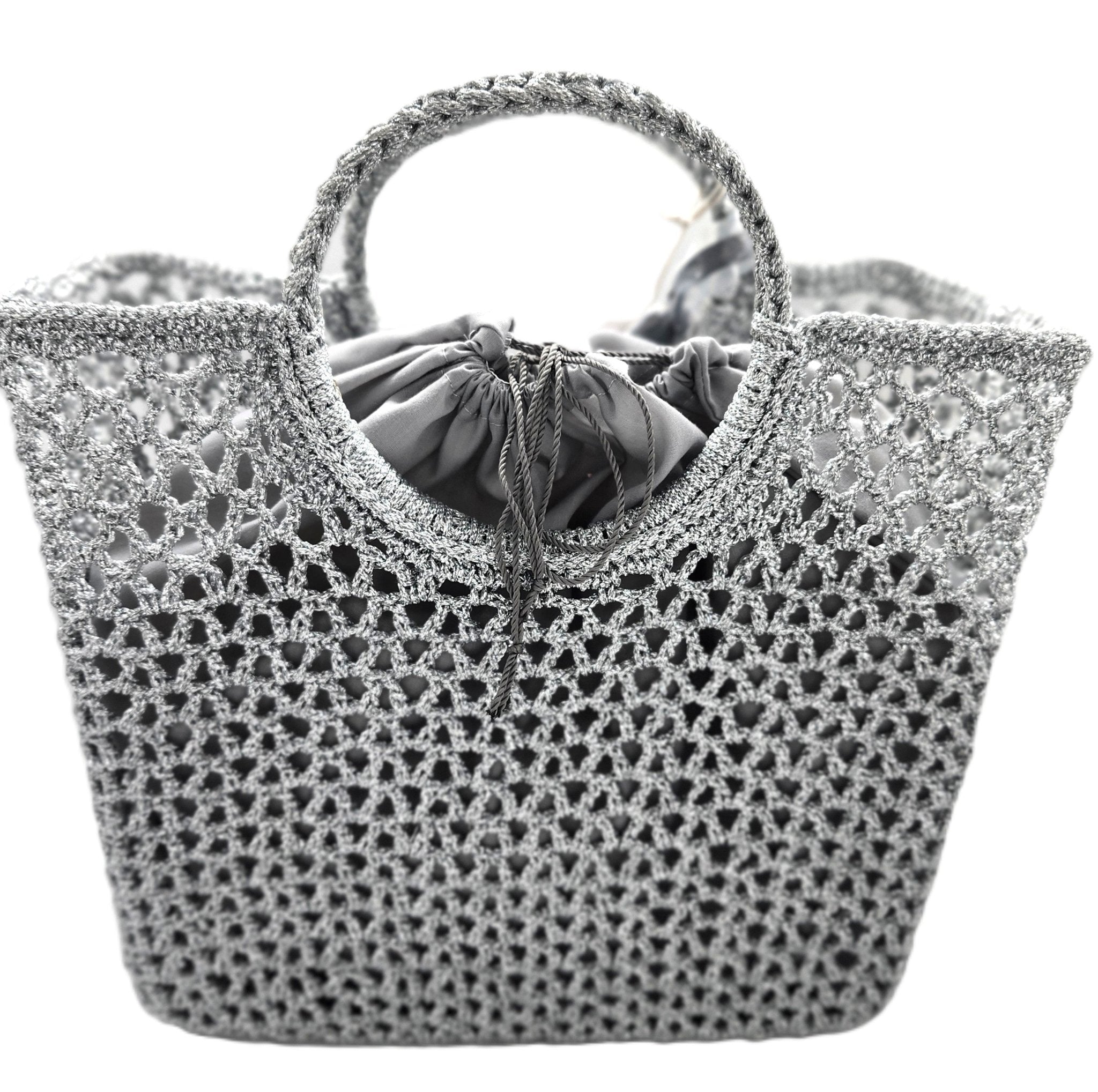 Summer basket from Inside Living, woven natural-fibre basket for storage, shopping or home display, styled in situ