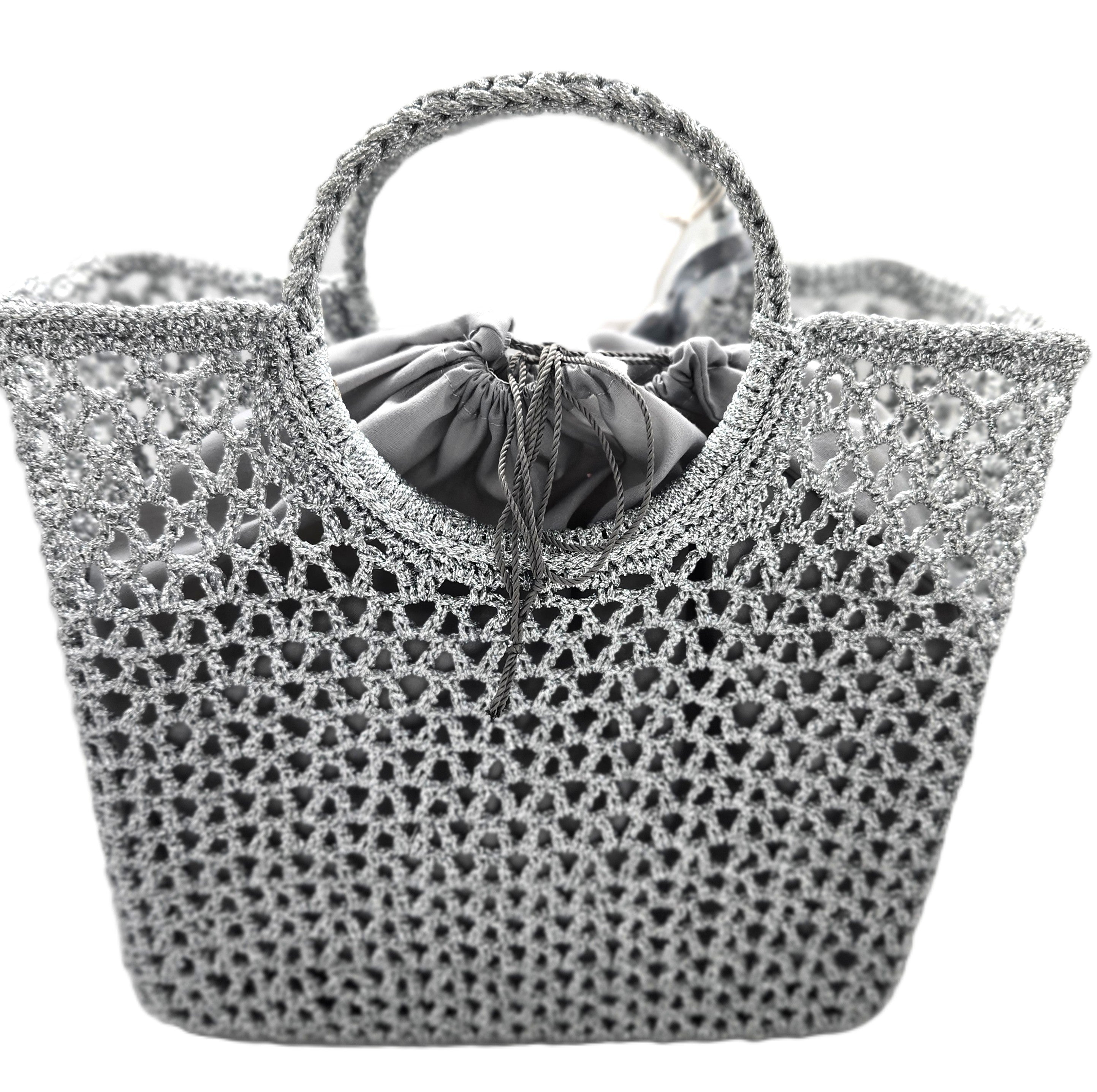 Summer basket from Inside Living, woven natural-fibre basket for storage, shopping or home display, styled in situ