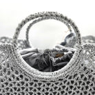 Summer basket from Inside Living, woven natural-fibre basket for storage, shopping or home display, full view