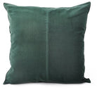 Cotton velvet cushion cover in dark green with concealed back zip, 50 x 50 cm, inner sold separately