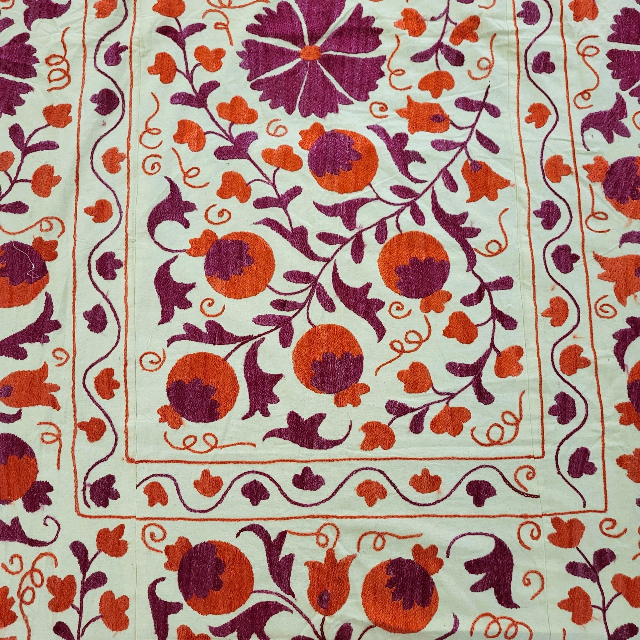 Vintage Suzani from Inside Living Singapore. Shown alternative angle.