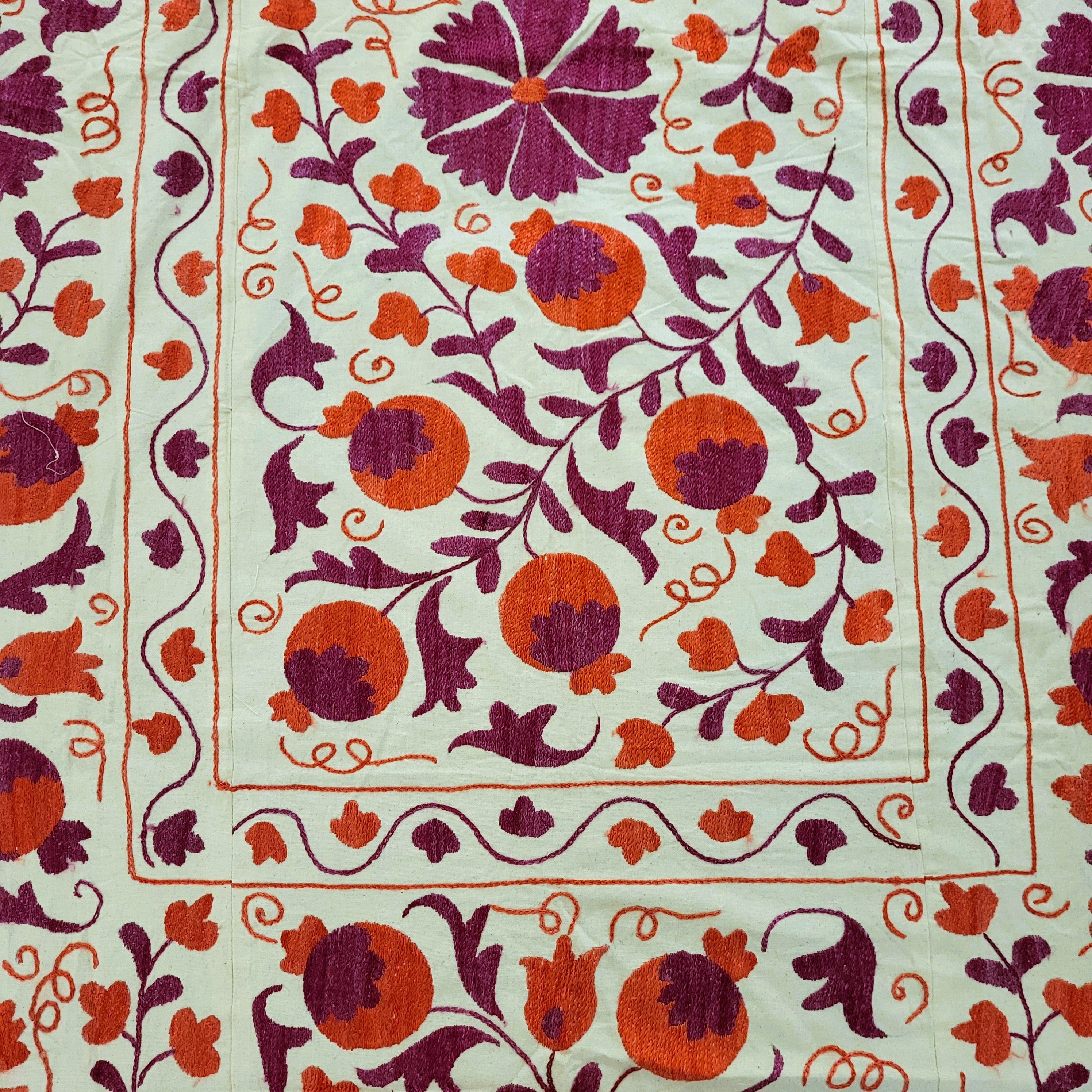 Vintage Suzani from Inside Living Singapore. Shown alternative angle.