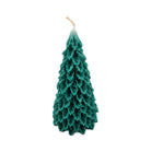Poinsettia Christmas tree candle from Inside Living, festive decorative candle for seasonal home decoration, alternate view