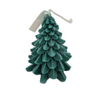 Classic Christmas tree candle from Inside Living, festive decorative candle for seasonal home decoration, alternate view