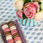 Small rectangular lavender ceramic plate, 19.5 x 13.5 cm, for serving appetisers or as a small tray
