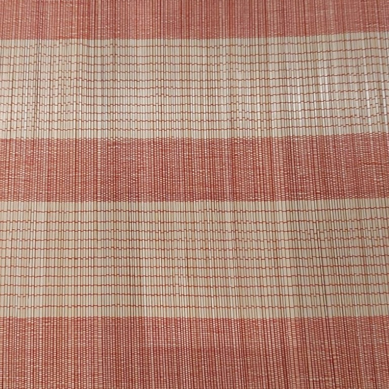Bamboo Placemat Rusty Red, part of the Placemats collection at Inside Living Singapore, detail of the design.