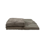 Bô bath towel in grey, lightweight jacquard cotton towel from Vietnam with high absorbency for everyday use