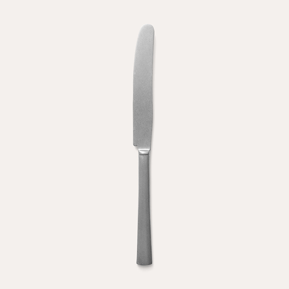 Celta dinner knife detail, stainless steel knife with a Celta handle design, quality everyday dining cutlery.