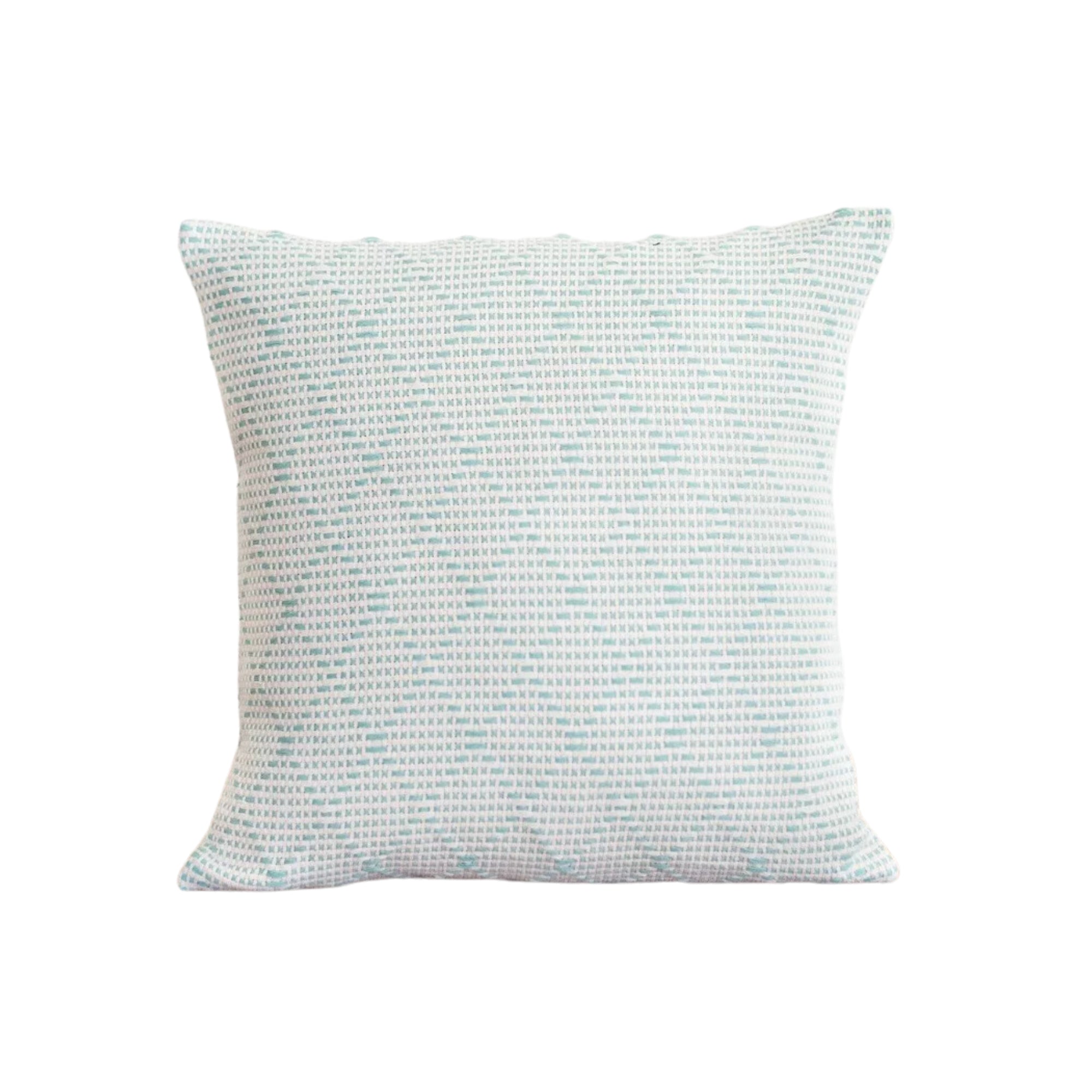 Cotton Cushion Portuguese Mosaic, colour and pattern detail, from the Inside Living Singapore homeware collection.