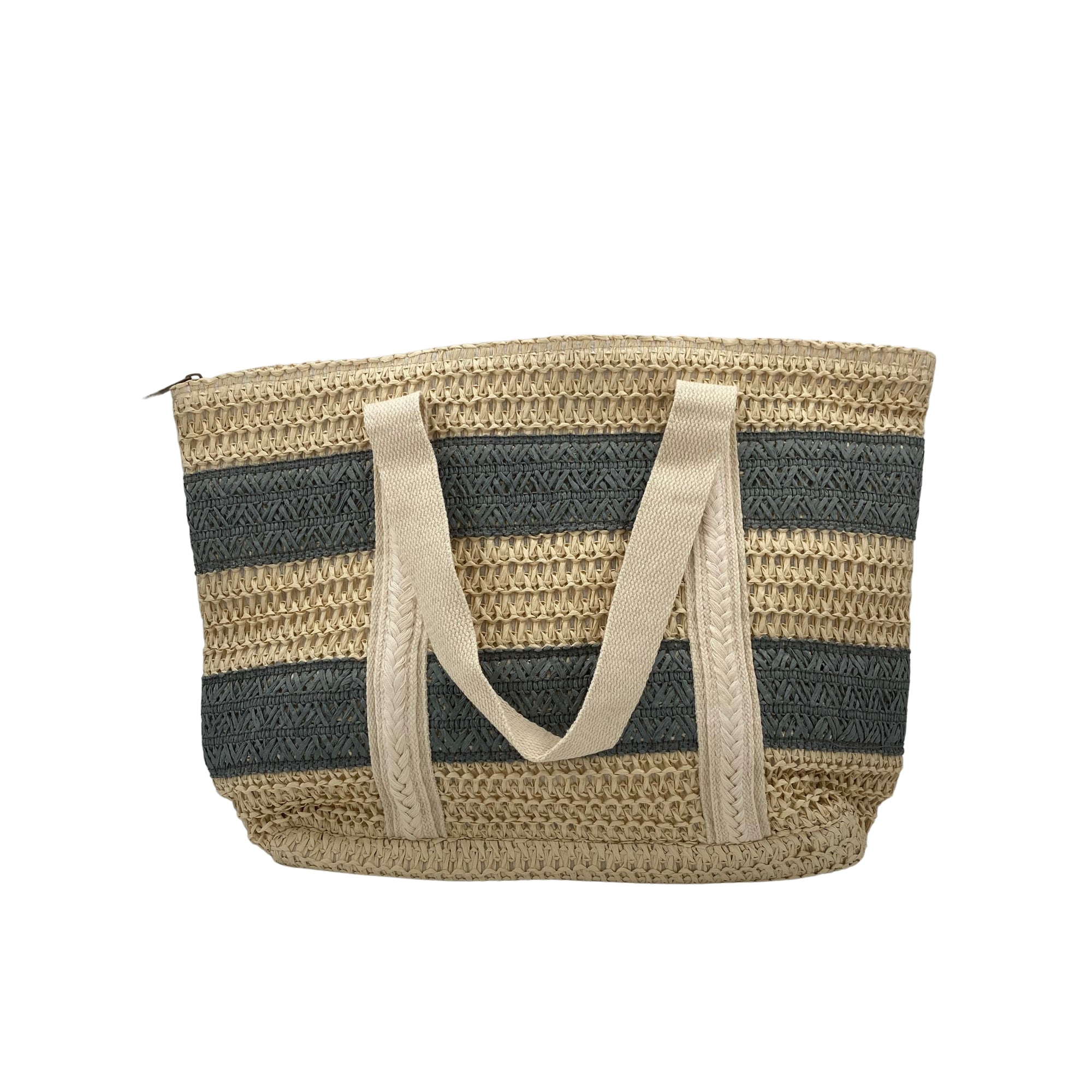 Raphia Beach Bag Striped alternative view, bags at Inside Living Singapore.