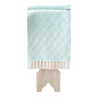 Cotton Throw Portuguese Mosaic, reverse view, from the Inside Living Singapore homeware collection.