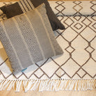 Tangier Medina rug styled in a room, Moroccan-inspired floor rug adding warmth underfoot and decorative texture.