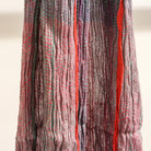 Handwoven Silk Scarf Stripes Multi, detail view, from the Inside Living Singapore homeware collection.