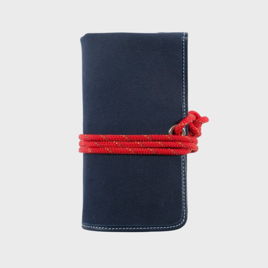 Navy Canvas Watch Travel Roll - The Great Diggers